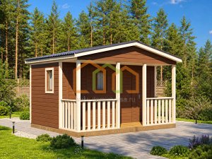 Хозблок с верандой Веста - 1 (Б)
